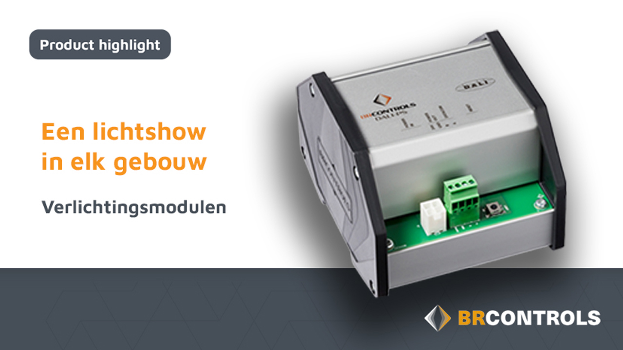 Een verlichtingsmoduul van BRControls