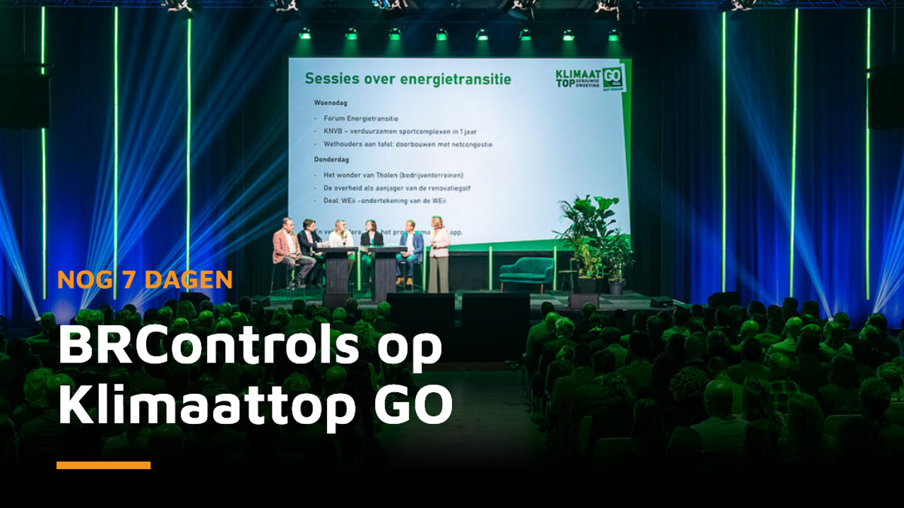 BRControls op Klimaattop Gebouwde Omgeving